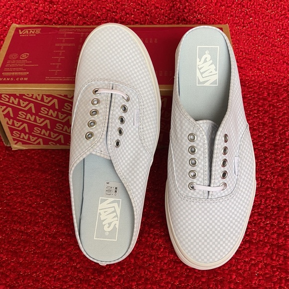 Vans Authentic Mule Pastel Checkerboard MENS - Picture 13 of 16